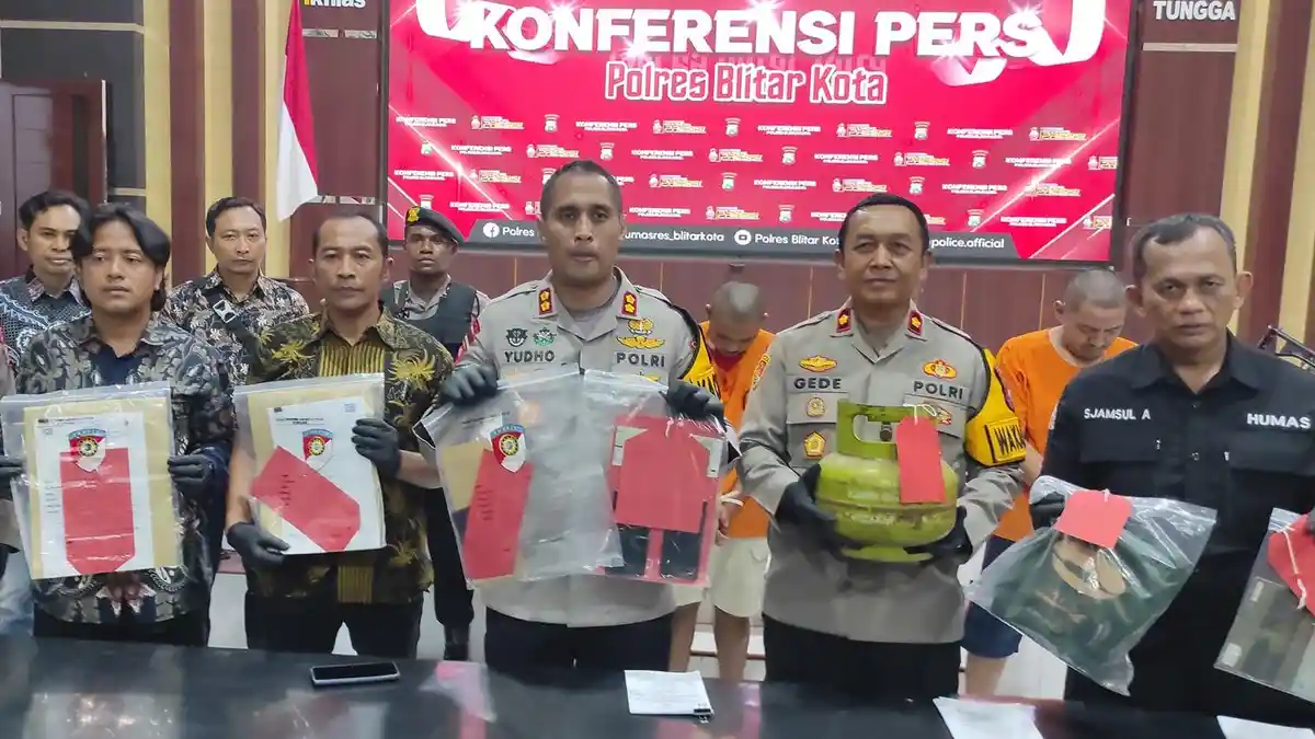 Bobol Warung Makan, Pria Ponggok di Blitar Gasak 14 Unit Tabung Elpiji 3