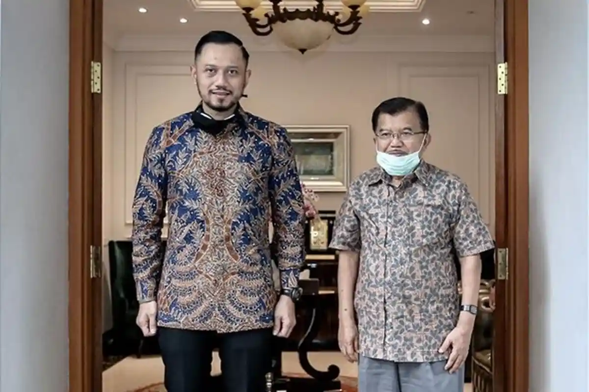 Agus Harimurti Yudhoyono Temui Mantan Wapres Jusuf Kalla, AHY Minta Hal Ini Pada JK