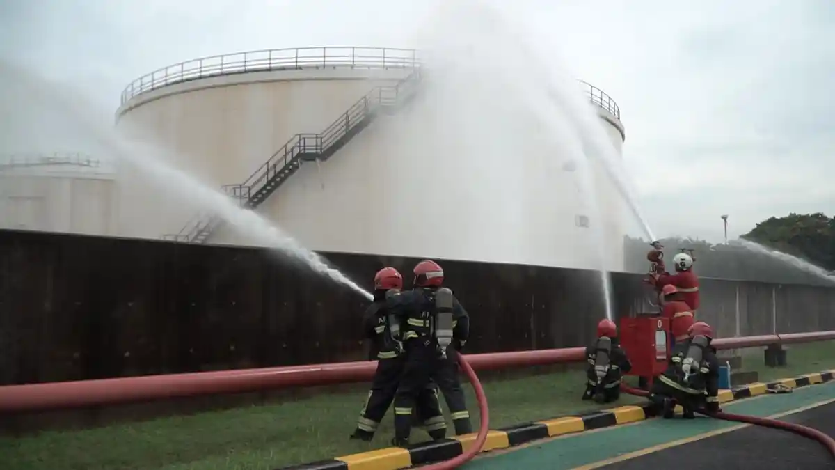 Bandara Soekarno-Hatta Jadi Tempat Simulasi Keadaan Darurat Level 1 Pertamina Patra Niaga