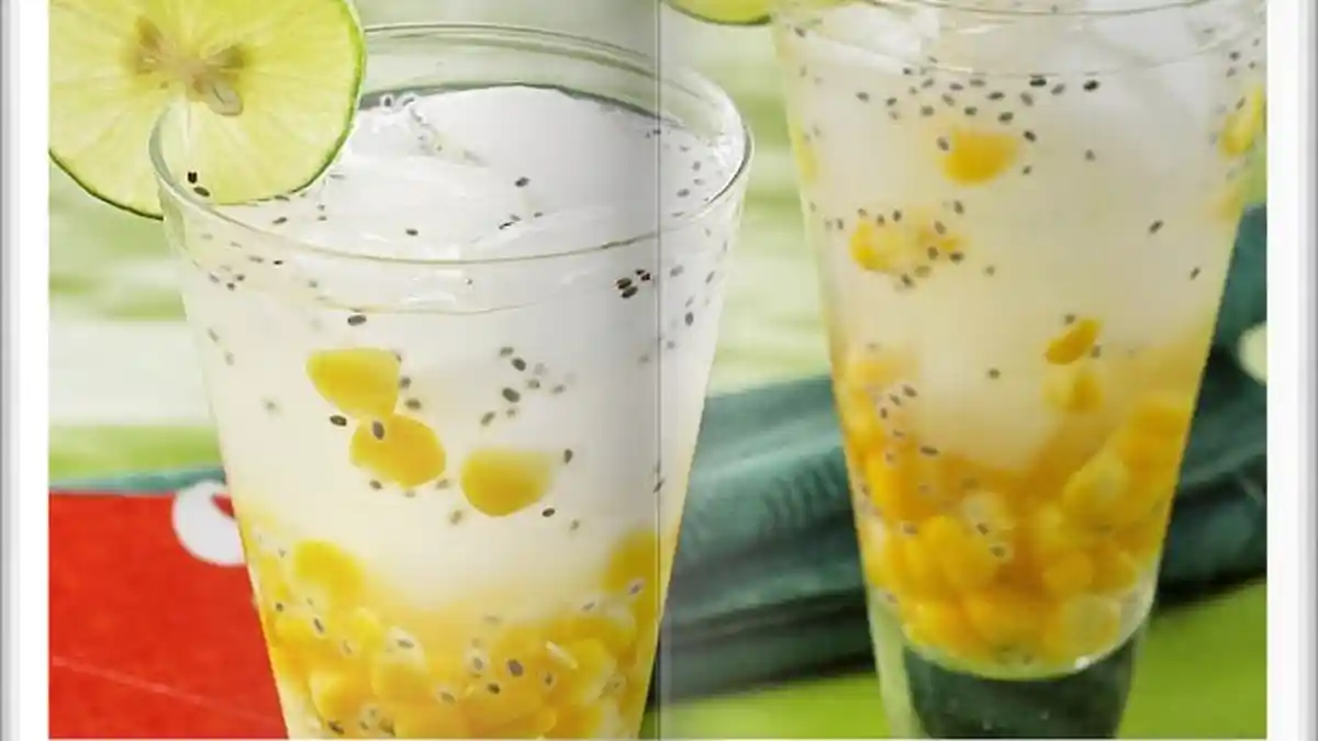 Cara Bikin Es Jagung Selasih Super Enak, Minuman Dingin dengan Rasa yang Menyegarkan