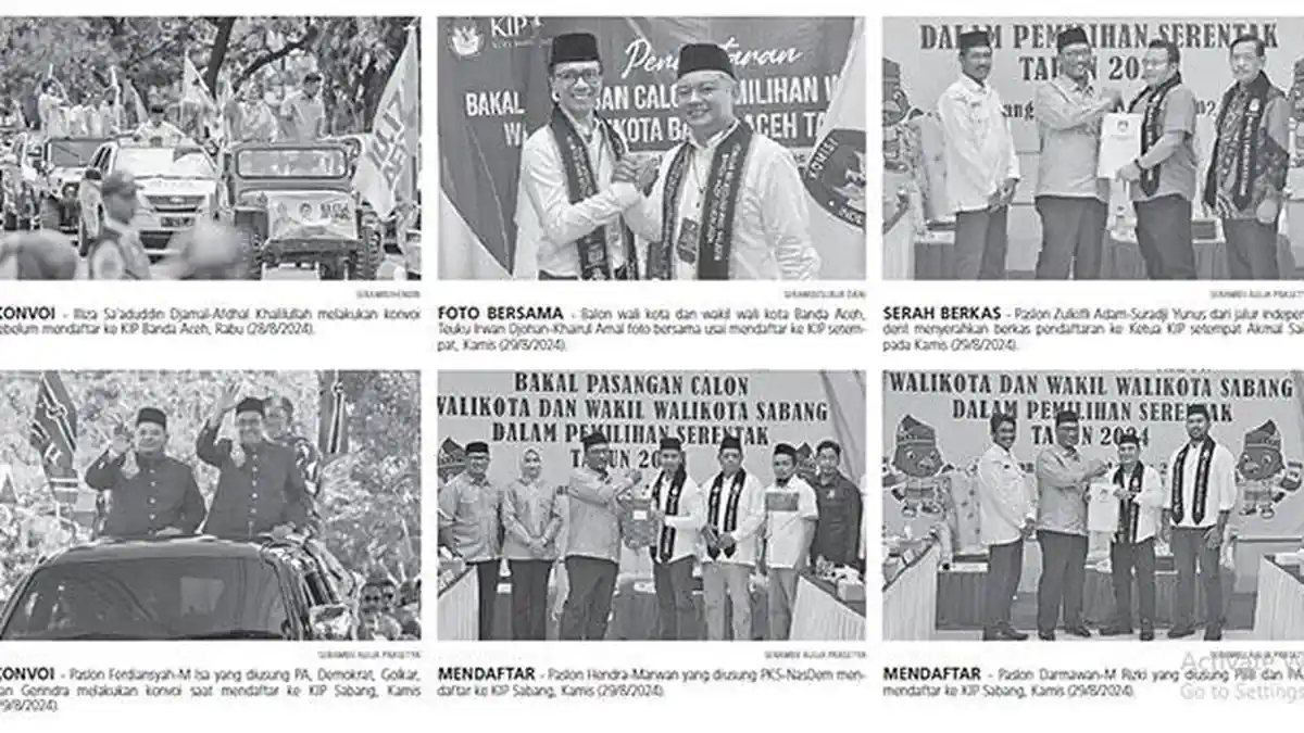 2 Bakal Calon Wali Kota Banda Aceh Resmi Mendaftar ke KIP 