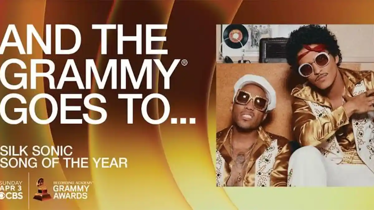 Lagu Leave The Door Open Antarkan Silk Sonic Raih Penghargaan di Grammy Awards 2022