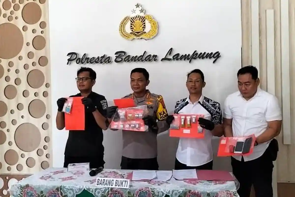 Tiga Tersangka Narkoba di Bandar Lampung Terancam Hukuman Mati