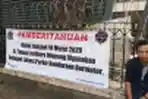 Spanduk Larangan Parkir Oleh Dishub
