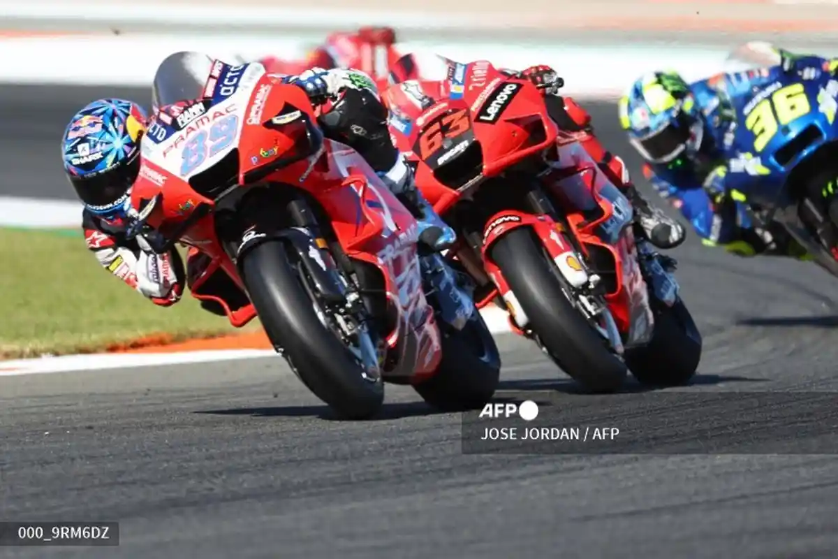 MOTOGP No 89 Jorge Martin Vs Francesco Bagnaia Berebut Podium, GP Valencia 2021 Bak Panggung Ducati