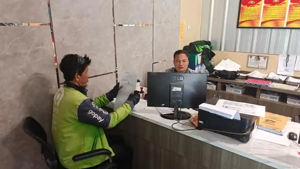 Ambil Orderan Makanan, Ojol di Palembang Syok Hilang Motor di Jalan Sudirman