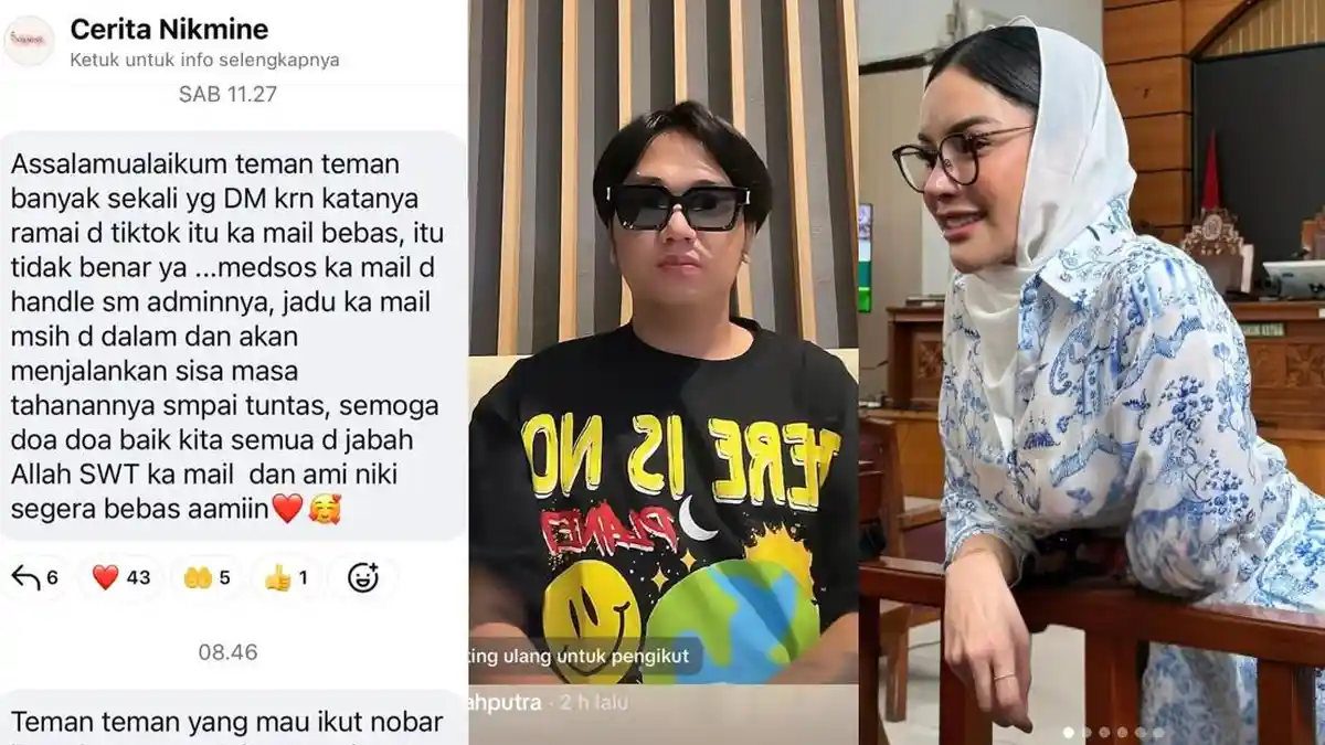 Diisukan Bebas Duluan Dibanding Nikita Mirzani, Postingan Tiktok Mail ...