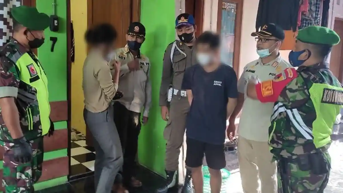 Razia Rumah Kos, Pol PP Amankan Empat Pasangan Bukan Muhrim