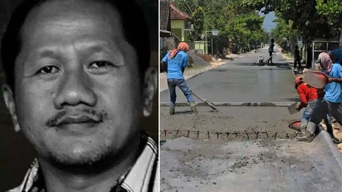 Sosok Dermawan Crazy Rich Grobogan Bangun Jalan Desa Rp 2,8 Miliar, Anak Rantau Pernah Jualan Koran