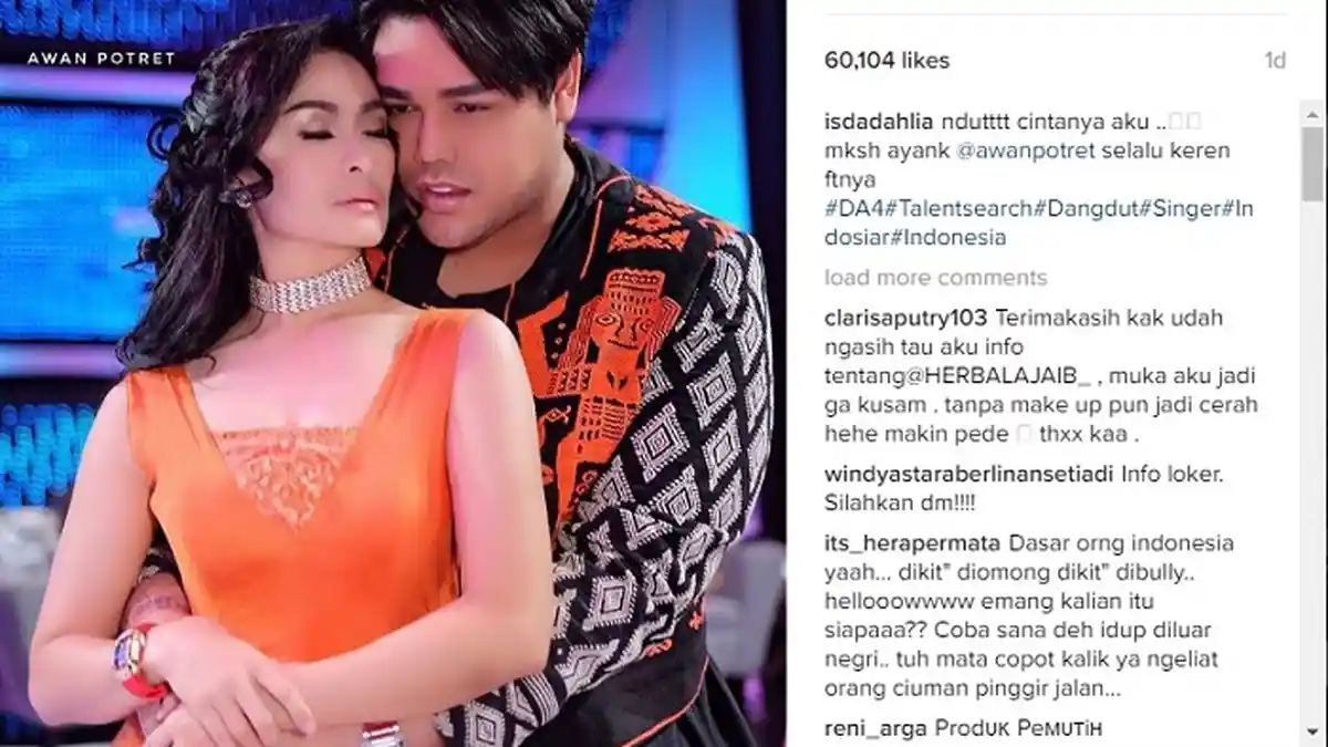 Gara Gara Foto Mesra dengan Ivan Gunawan, Pedangdut Iis Dahlia Dibully
