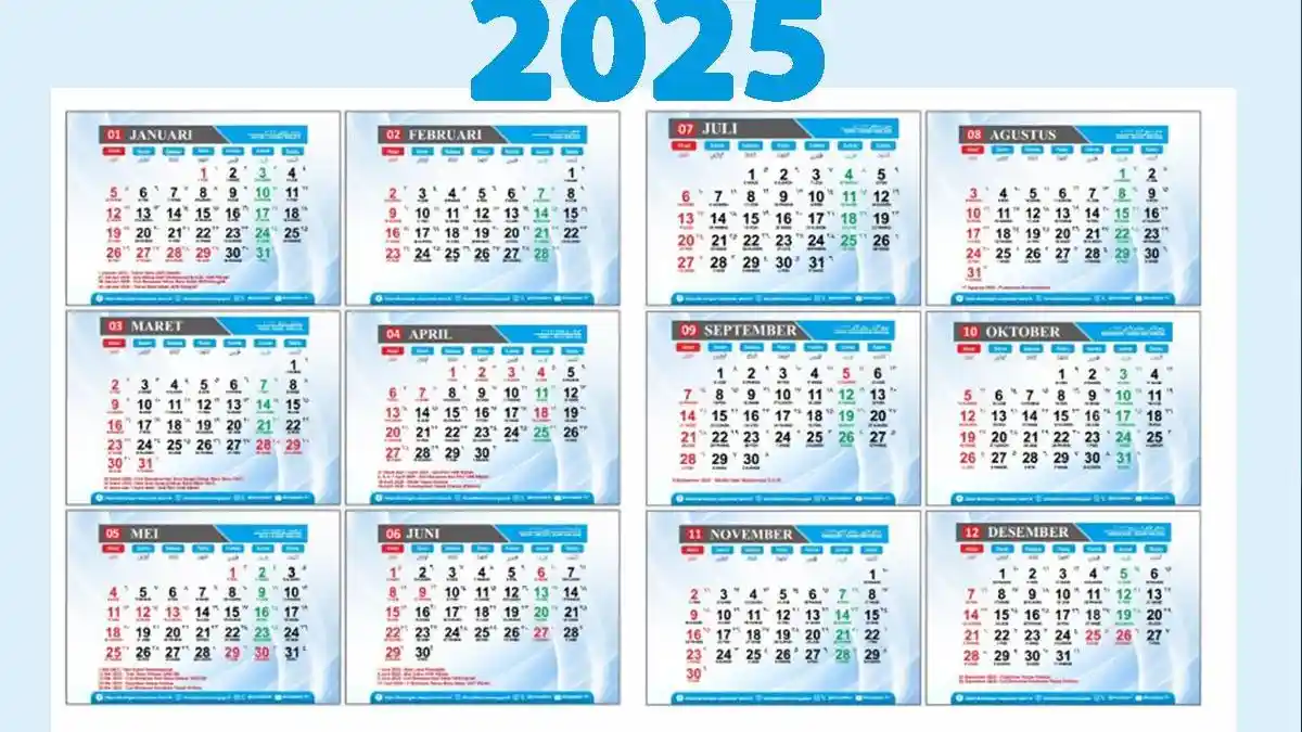 Kalender Islam 2025 Lengkap Jadwal Puasa Ramadan, Idul Fitri Beserta Hari Besar Islam 1446H–1447 H