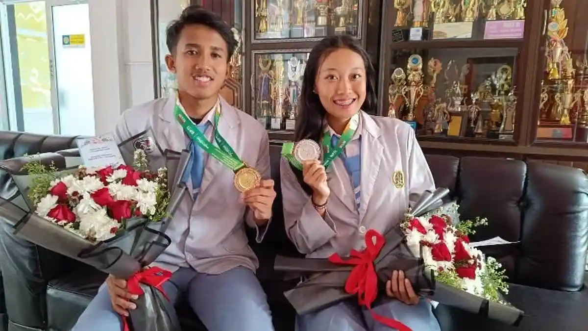 Siswa SMAN 1 Bandar Lampung Raih Medali Emas dan Perak Ajang O2SN di DKI Jakarta