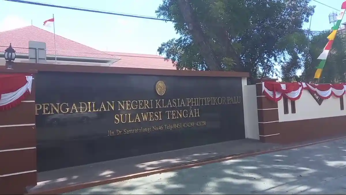 PN Palu Batasi Waktu Pelayanan Sidang Akibat Tingginya Kasus Covid-19, Berikut Jadwalnya