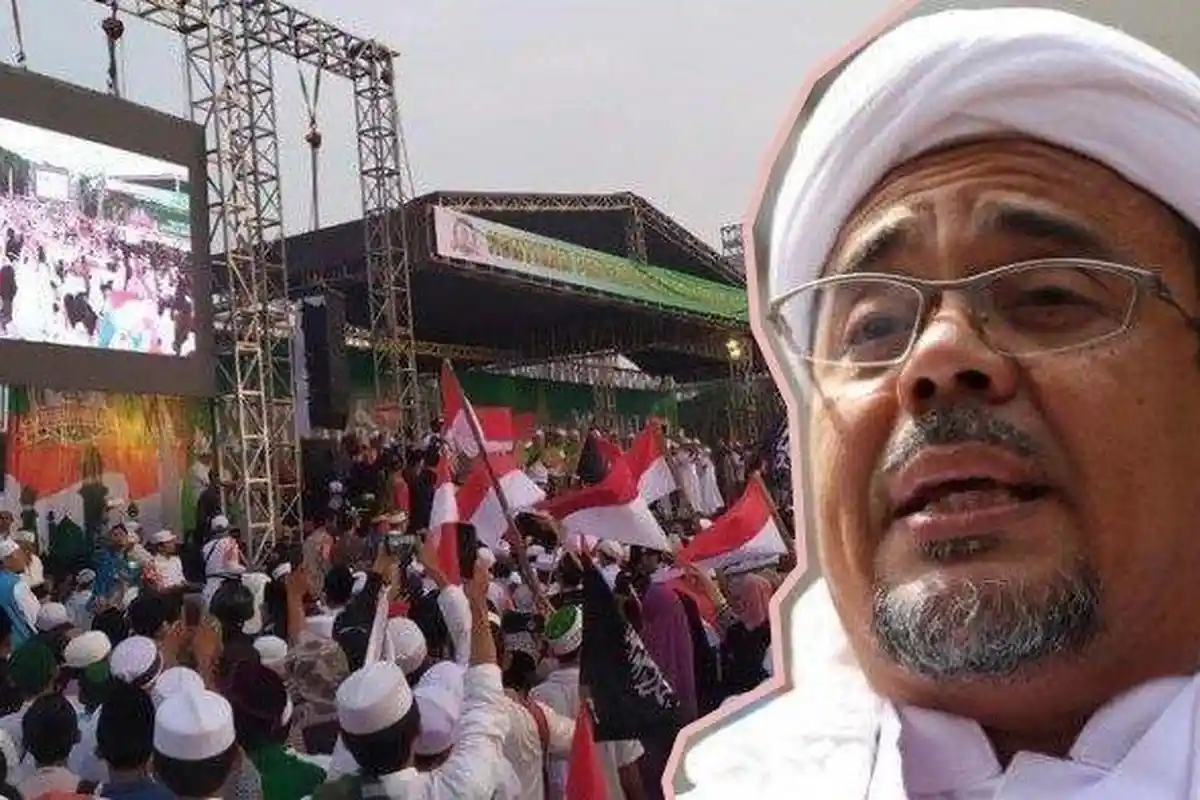Habib Rizieq Pidato di Reuni 212, Sebut Masih Dicekal dan Merasa Diasingkan Penguasa Indonesia
