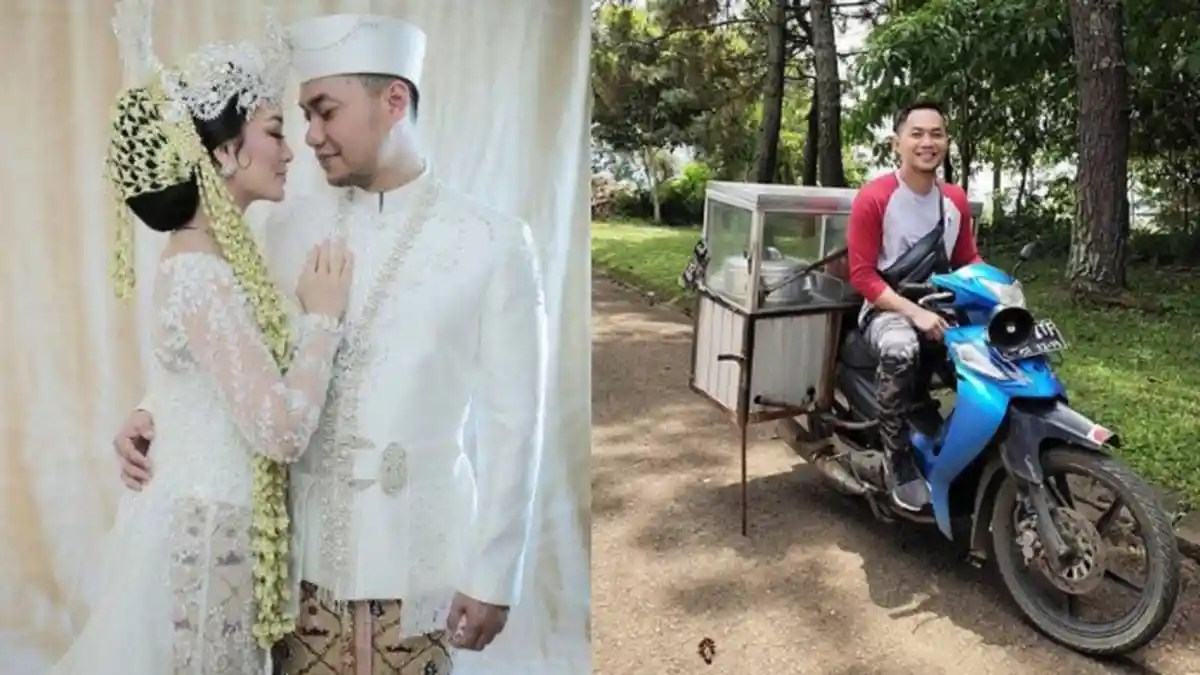 Foto Sirajuddin Mahmud Bawa Gerobak Bakso Setelah Menikahi Zaskia Gotik Mencuri Perhatian