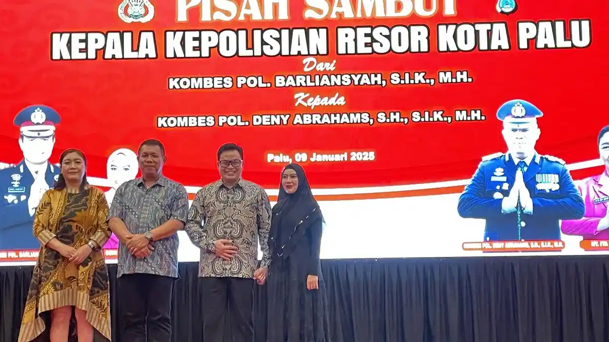 Malam Pisah Sambut Kapolresta Palu, Kombes Pol Barliansyah Pamit