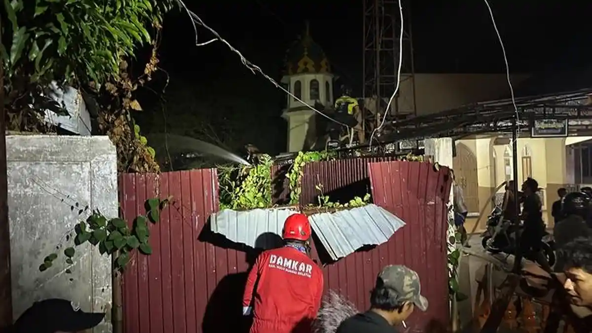 Jago Merah Gegerkan Warga Kandangan, Damkar HSS Sebut dari Tumpukan Sampah - Banjarmasinpost.co.id