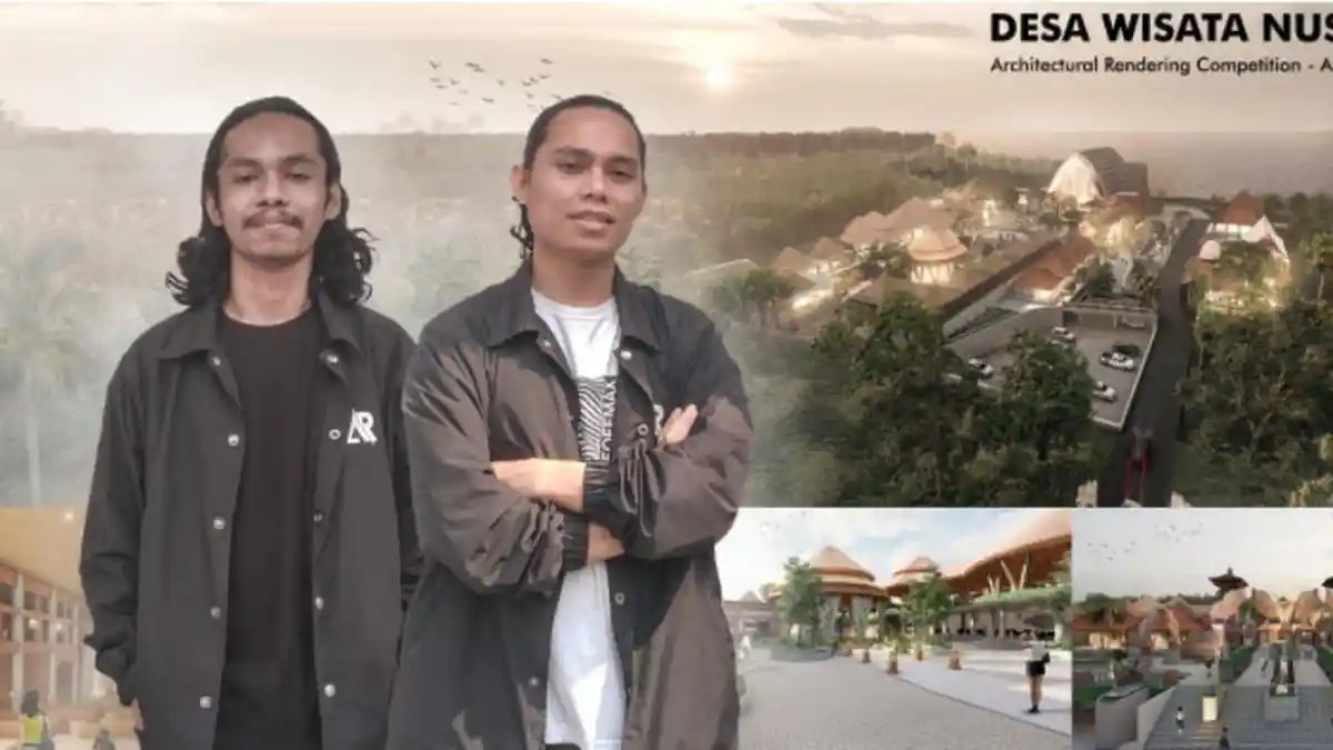 Angkat Konsep Desa Wisata Nusantara Khas Bali, Dua Mahasiswa ITN Malang Raih Juara 1