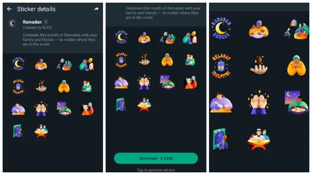 Cara Download Sticker WhatsApp Ramadhan 2024 Khusus di Indonesia