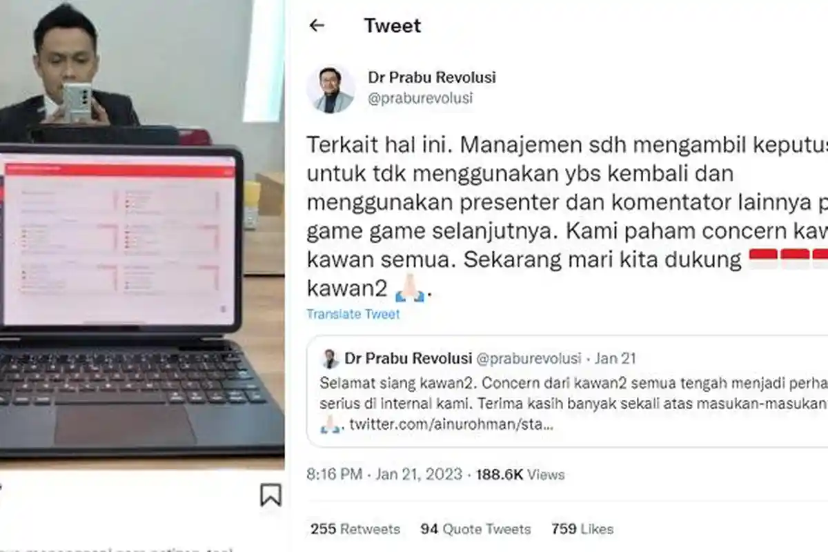 Komentator Fadly Sungkara Dipecat Manajemen Buntut Polemik Pujian Berlebihan ke Kevin Sanjaya