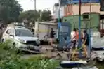Olah TKP Pasca Ledakan Bengkel Las di Medan