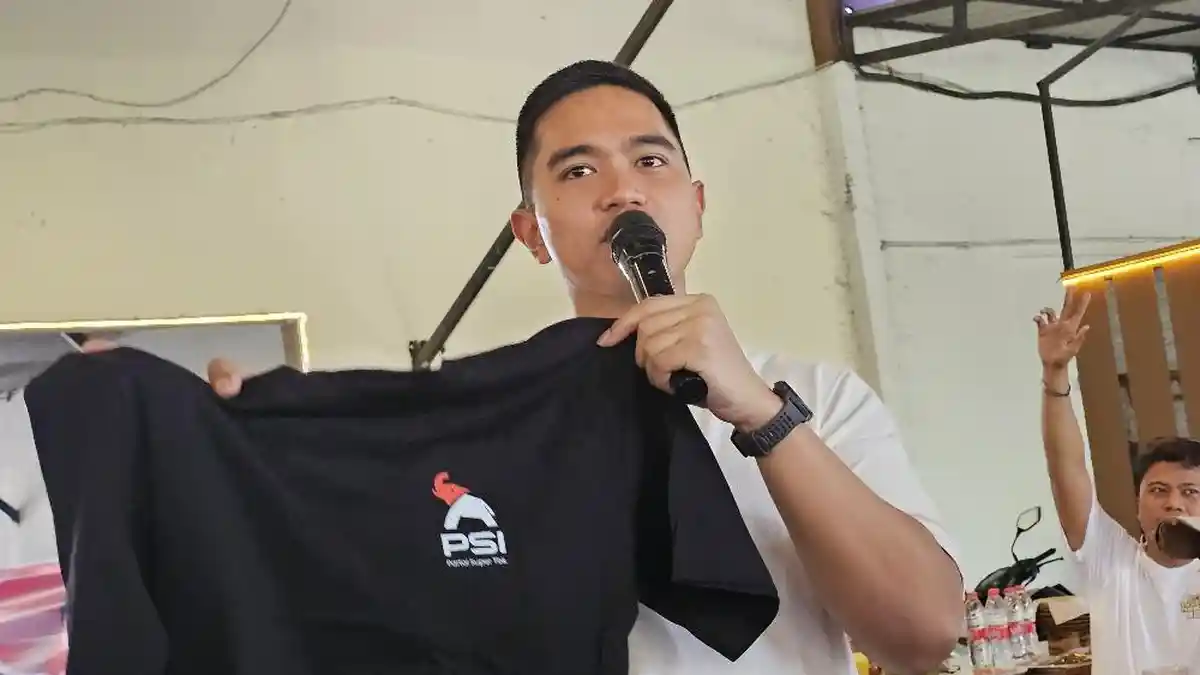 Bertemu Kader Galang Dukungan di Brebes, Kaesang Pamerkan Logo Baru PSI