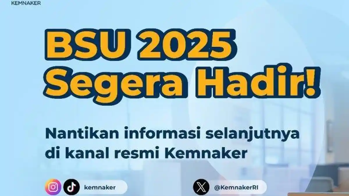 Situs BSU Kemnaker Belum Aktif, Lakukan Langkah Ini demi Kelancaran Pencairan Bantuan Rp600 Ribu