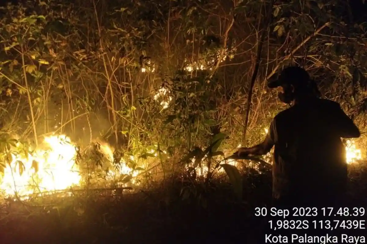 Tanggulangi Karhutla TWA Bukit Tangkiling Palangkaraya,  BKSDA  Ajak Semua Pihak Bersama Membantu