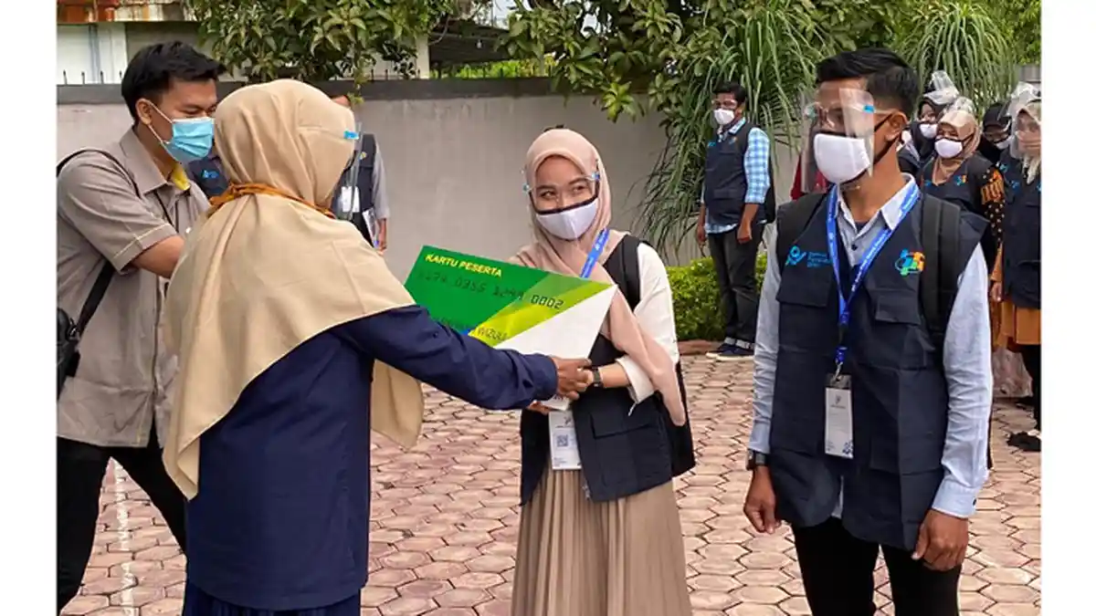 Petugas Sensus Penduduk Kota Langsa dan Aceh Tamiang Masuk BPJamsostek