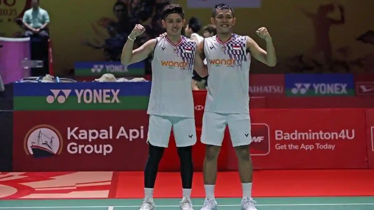 Fajar/Rian Lolos ke Final Indonesia Masters 2025, Ucapkan Terima Kasih ke Fans Badminton Indonesia 
