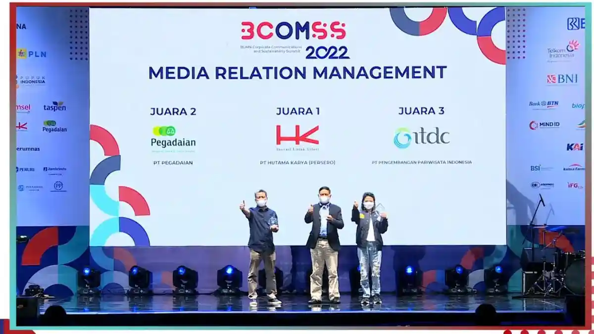 Pegadaian Menangi 2 Kategori di Ajang BCOMSS 2022 Kementerian BUMN