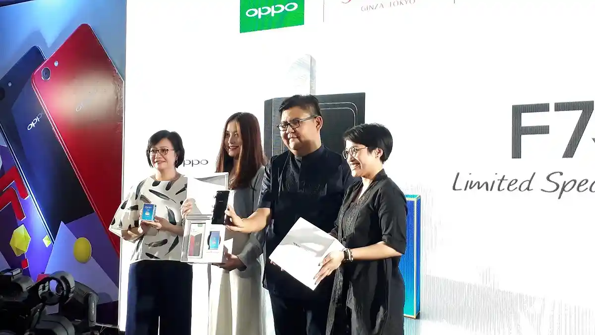 Kolaborasi Oppo dan Shiseido Hadirkan Perangkat F7 Youth Edisi Spesial