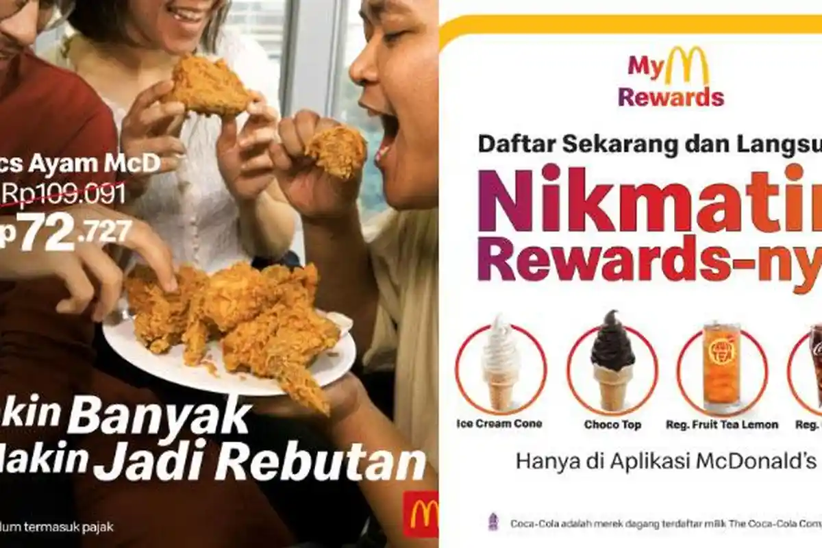 Promo McDonalds Hari Ini 26 Februari 2023, Beli Paket Hemat Ayam dan Dapatkan Dessert Gratis