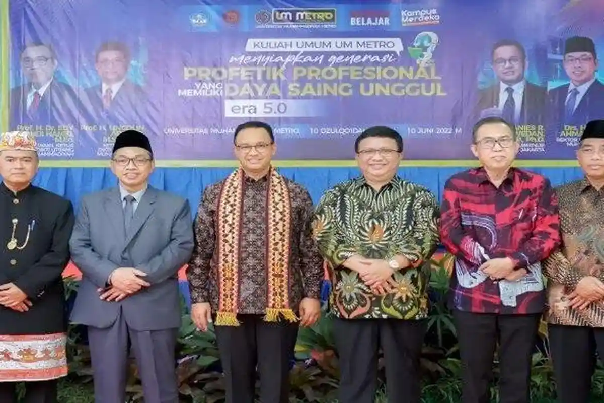 Kuliah Umum di Lampung, Ini Tiga Pesan Anies Baswedan Kepada Mahasiswa Hadapi Persaingan Dunia Usaha