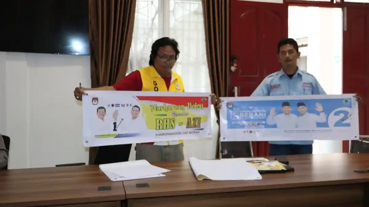 Polres Simalungun Hadiri Rapat Koordinasi Validasi Alat Peraga Kampanye Pilkada 2024