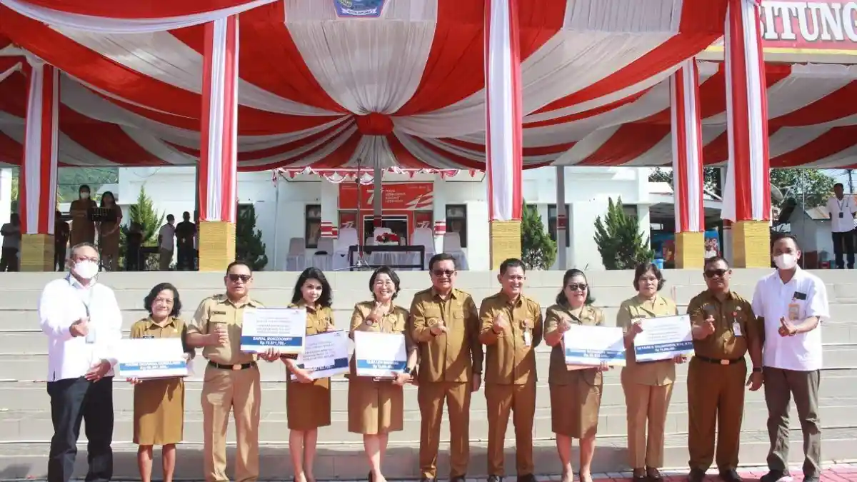 Dua Pejabat Eselon 2 Pemkot Bitung Sulawesi Utara Pensiun, Ini Penggantinya