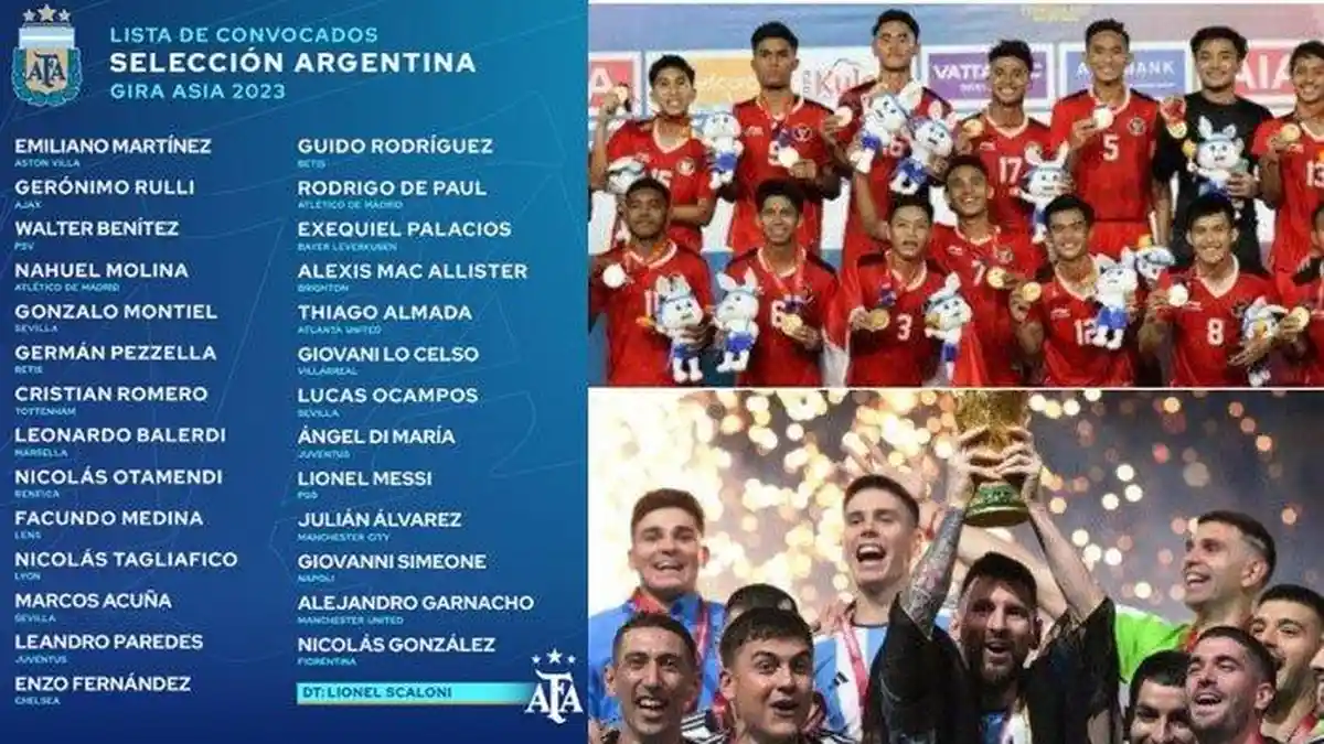 Nonton Timnas Indonesia vs Argentina dari HP, Klik Link Streaming RCTI