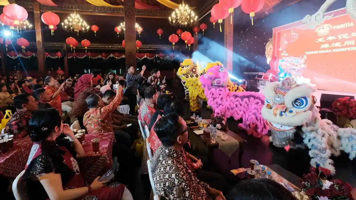 Hanebu Sauyun-Cap Go Meh, Akulturasi Jawa - Tionghoa yang Dipertemukan di Pura Mangkunegara Solo