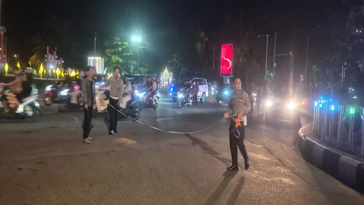 Kecelakaan Sepeda Motor di Bundaran Untan Pontianak, Satu Pengendara Tewas