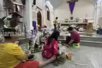 Jelang Ibadah Kamis Putih, Begini Persiapan di Gereja Katedral Keuskupan Banjarmasin