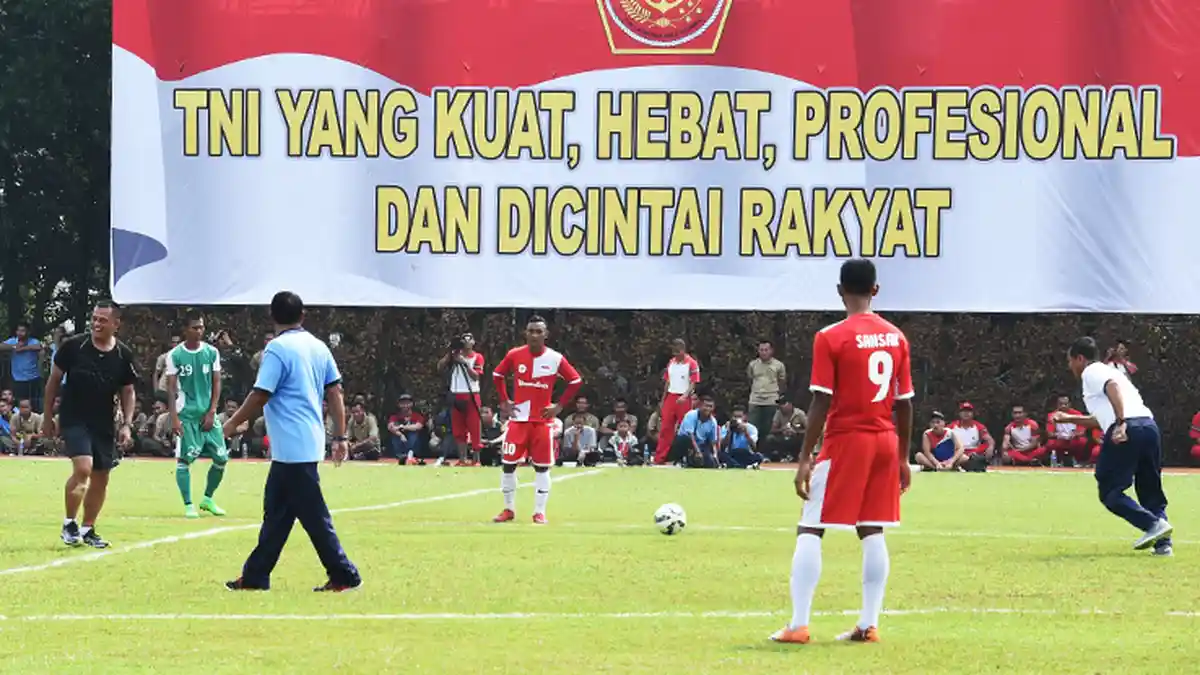Panglima TNI Minta Supertim Sepakbola Tentara