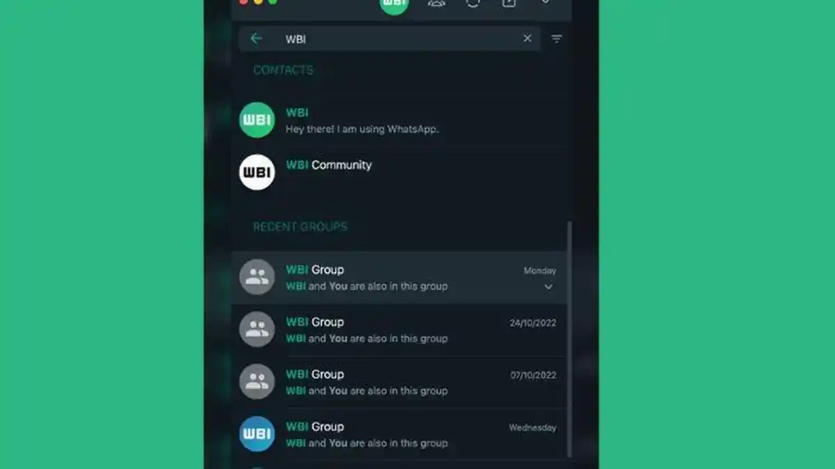 Fitur Pencarian Baru di WhatsApp Web, Bisa Menemukan Grup WhatsApp dengan Cepat!