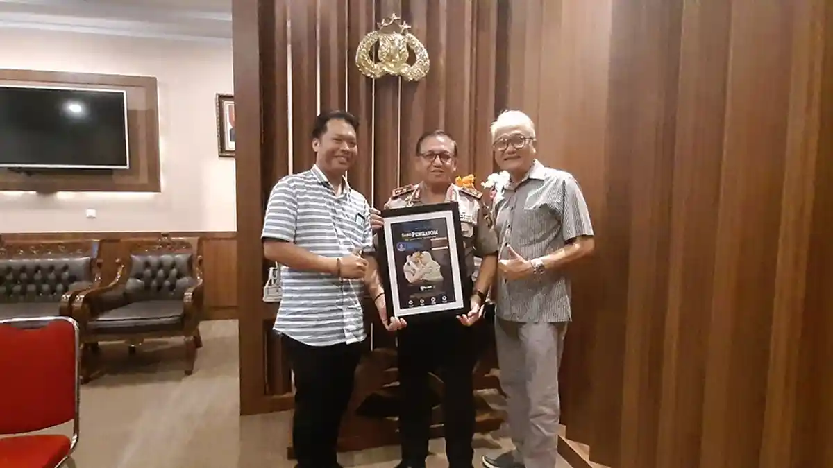 Kunjungi Polda Jambi, Begini Pesan Kapolda pada Pimpinan Redaksi Tribun Jambi