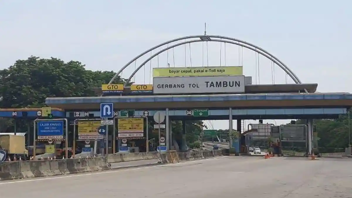 Mulai Hari Ini, Ganjil-Genap di Gerbang Tol Tambun Diberlakukan