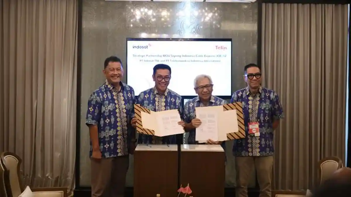 Kemitraan Strategis Telin dan Indosat Ooredoo Hutchison Kembangkan Indonesia Cable System Express 2