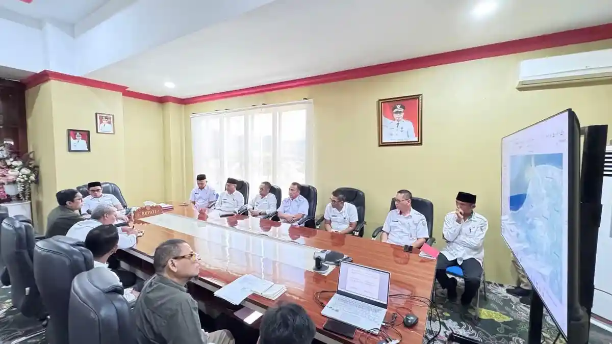 Bupati Boltara Sirajudin Lasena Mengikuti Rapat bersama BPKH, Bahas Batas Kawasan Hutan