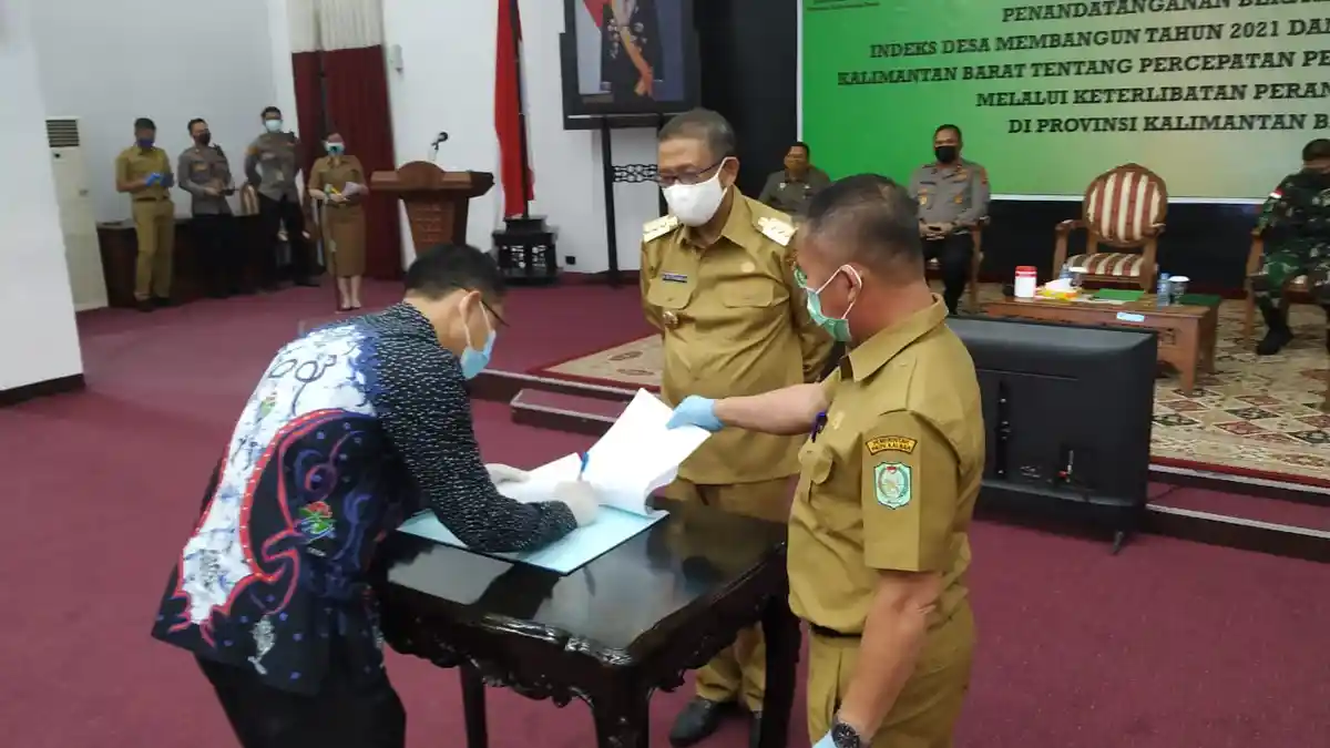 Kalbar Tercepat Pendataan IDM 2021, Sutarmidji Target 425 Desa Mandiri hingga Tahun 2023