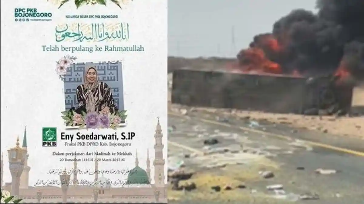 Anggota DPRD Bojonegoro Eny Soedarwati Jadi Korban Tewas Bus Umrah Terbakar di Jeddah