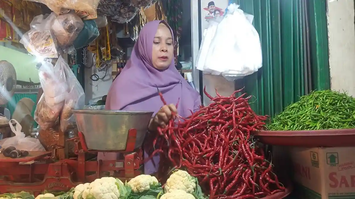 Harga Cabai Merah di Padang Merangkak Naik, Cabai Rawit Sudah Sentuh Rp 68 Ribu/kg