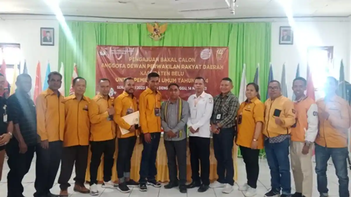 Partai Hanura Jadi Parpol Pertama Yang Daftar di KPU Belu